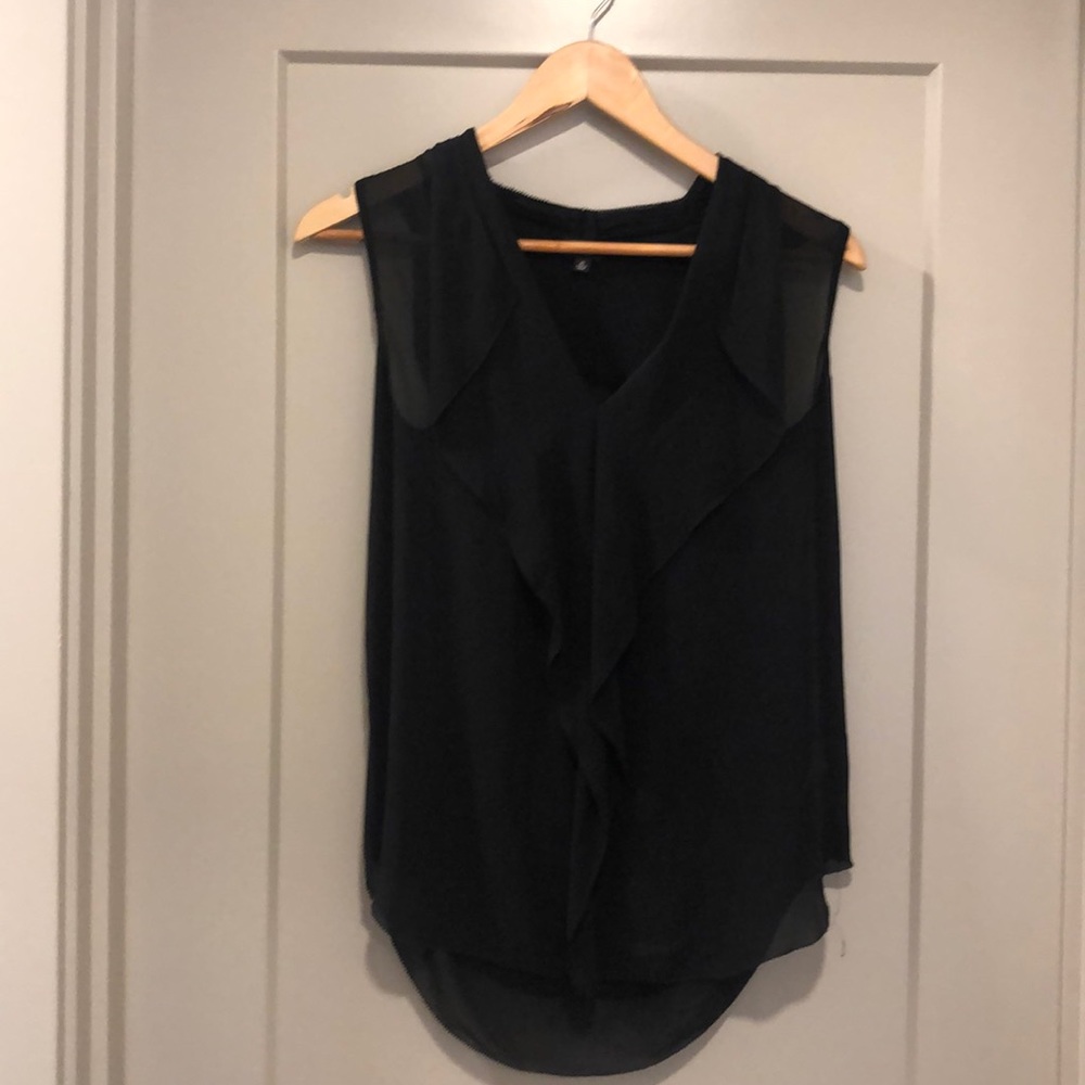 Aritzia | Barton - 100% Silk Ruffle Blouse